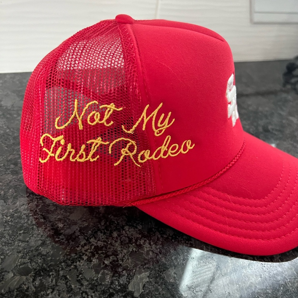 Stevenson Ranch Red Trucker Hat - Picture 2 of 5